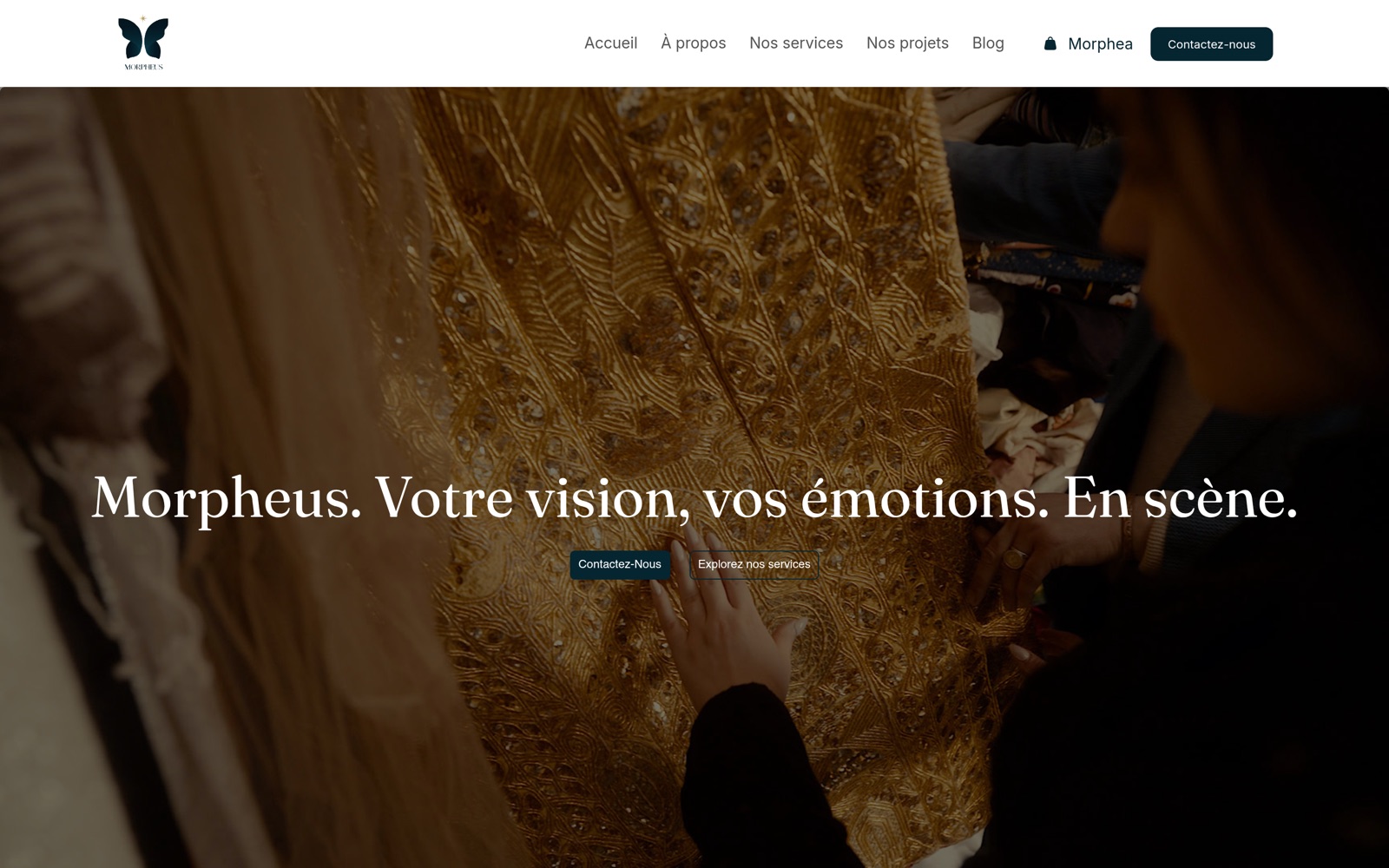 Morpheus — High-Performance Landing Page preview